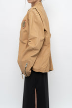 Load image into Gallery viewer, Vintage x DIESEL Tan Leather Emblem Biker Jacket (M-XL)