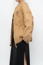 Load image into Gallery viewer, Vintage x DIESEL Tan Leather Emblem Biker Jacket (M-XL)