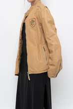 Load image into Gallery viewer, Vintage x DIESEL Tan Leather Emblem Biker Jacket (M-XL)