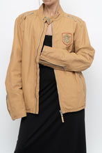 Load image into Gallery viewer, Vintage x DIESEL Tan Leather Emblem Biker Jacket (M-XL)