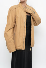 Load image into Gallery viewer, Vintage x DIESEL Tan Leather Emblem Biker Jacket (M-XL)