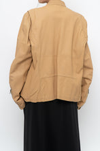 Load image into Gallery viewer, Vintage x DIESEL Tan Leather Emblem Biker Jacket (M-XL)