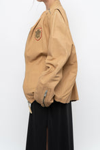 Load image into Gallery viewer, Vintage x DIESEL Tan Leather Emblem Biker Jacket (M-XL)