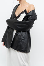 Load image into Gallery viewer, Vintage x Black Panelled Leather Jacket (XS-M)