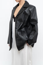 Load image into Gallery viewer, Vintage x Black Panelled Leather Jacket (XS-M)