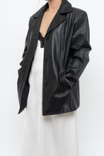 Load image into Gallery viewer, Vintage x Black Panelled Leather Jacket (XS-M)