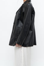 Load image into Gallery viewer, Vintage x Black Panelled Leather Jacket (XS-M)