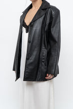 Load image into Gallery viewer, Vintage x Black Panelled Leather Jacket (XS-M)
