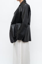 Load image into Gallery viewer, Vintage x Black Panelled Leather Jacket (XS-M)