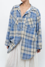 Load image into Gallery viewer, Vintage x Baby Blue Plaid Flannel (S-XL)