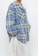 Load image into Gallery viewer, Vintage x Baby Blue Plaid Flannel (S-XL)