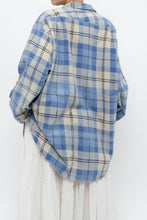 Load image into Gallery viewer, Vintage x Baby Blue Plaid Flannel (S-XL)