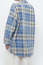 Load image into Gallery viewer, Vintage x Baby Blue Plaid Flannel (S-XL)