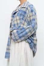 Load image into Gallery viewer, Vintage x Baby Blue Plaid Flannel (S-XL)