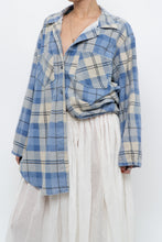 Load image into Gallery viewer, Vintage x Baby Blue Plaid Flannel (S-XL)