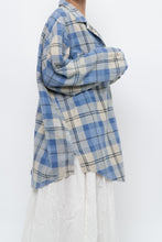 Load image into Gallery viewer, Vintage x Baby Blue Plaid Flannel (S-XL)