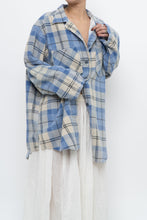 Load image into Gallery viewer, Vintage x Baby Blue Plaid Flannel (S-XL)