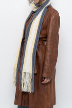 Load image into Gallery viewer, Handmade x Blue, Cream, Yellow Crochet Scarf