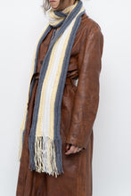 Load image into Gallery viewer, Handmade x Blue, Cream, Yellow Crochet Scarf