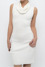 Load image into Gallery viewer, ALICE + OLIVIA x Cream Ribbed Super Soft Midi Dress (S, M)