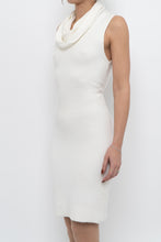 Load image into Gallery viewer, ALICE + OLIVIA x Cream Ribbed Super Soft Midi Dress (S, M)