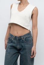 Load image into Gallery viewer, ISALIS x Cream Cropped Tank (XS-M)