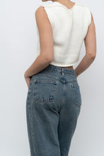 Load image into Gallery viewer, ISALIS x Cream Cropped Tank (XS-M)