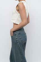 Load image into Gallery viewer, ISALIS x Cream Cropped Tank (XS-M)