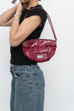 Load image into Gallery viewer, Vintage x NINE WEST Pink Snakeskin Faux Leather Mini Purse