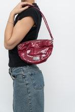 Load image into Gallery viewer, Vintage x NINE WEST Pink Snakeskin Faux Leather Mini Purse