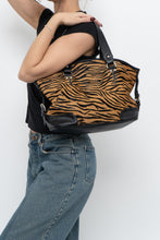 Load image into Gallery viewer, Vintage x DANIER LEATHER Tiger Print Pony Hair Purse