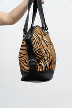 Load image into Gallery viewer, Vintage x DANIER LEATHER Tiger Print Pony Hair Purse