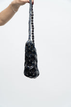 Load image into Gallery viewer, Vintage x Navy Handmade Beaded Purse