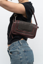 Load image into Gallery viewer, Vintage x BCBG Burgundy Soft Leather Chainlink Mini Purse