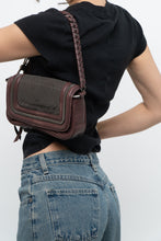 Load image into Gallery viewer, Vintage x BCBG Burgundy Soft Leather Chainlink Mini Purse