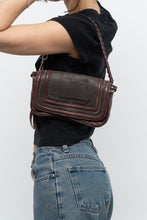 Load image into Gallery viewer, Vintage x BCBG Burgundy Soft Leather Chainlink Mini Purse