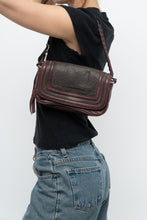 Load image into Gallery viewer, Vintage x BCBG Burgundy Soft Leather Chainlink Mini Purse