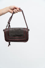 Load image into Gallery viewer, Vintage x BCBG Burgundy Soft Leather Chainlink Mini Purse