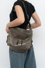 Load image into Gallery viewer, Vintage x Faded Green, Brown Leather Purse