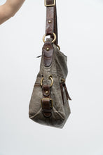 Load image into Gallery viewer, Vintage x Faded Green, Brown Leather Purse