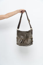 Load image into Gallery viewer, Vintage x Faded Green, Brown Leather Purse