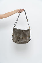 Load image into Gallery viewer, Vintage x Faded Green, Brown Leather Purse