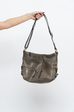 Load image into Gallery viewer, Vintage x Faded Green, Brown Leather Purse