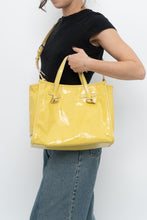 Load image into Gallery viewer, GIANNI CHIARINI FIRENZE x Yellow Oversized Leather Purse
