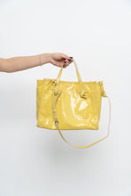 Load image into Gallery viewer, GIANNI CHIARINI FIRENZE x Yellow Oversized Leather Purse
