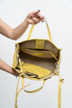 Load image into Gallery viewer, GIANNI CHIARINI FIRENZE x Yellow Oversized Leather Purse