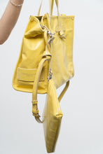 Load image into Gallery viewer, GIANNI CHIARINI FIRENZE x Yellow Oversized Leather Purse