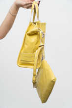 Load image into Gallery viewer, GIANNI CHIARINI FIRENZE x Yellow Oversized Leather Purse