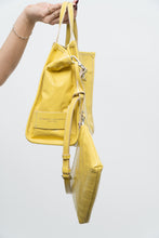Load image into Gallery viewer, GIANNI CHIARINI FIRENZE x Yellow Oversized Leather Purse