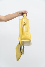 Load image into Gallery viewer, GIANNI CHIARINI FIRENZE x Yellow Oversized Leather Purse